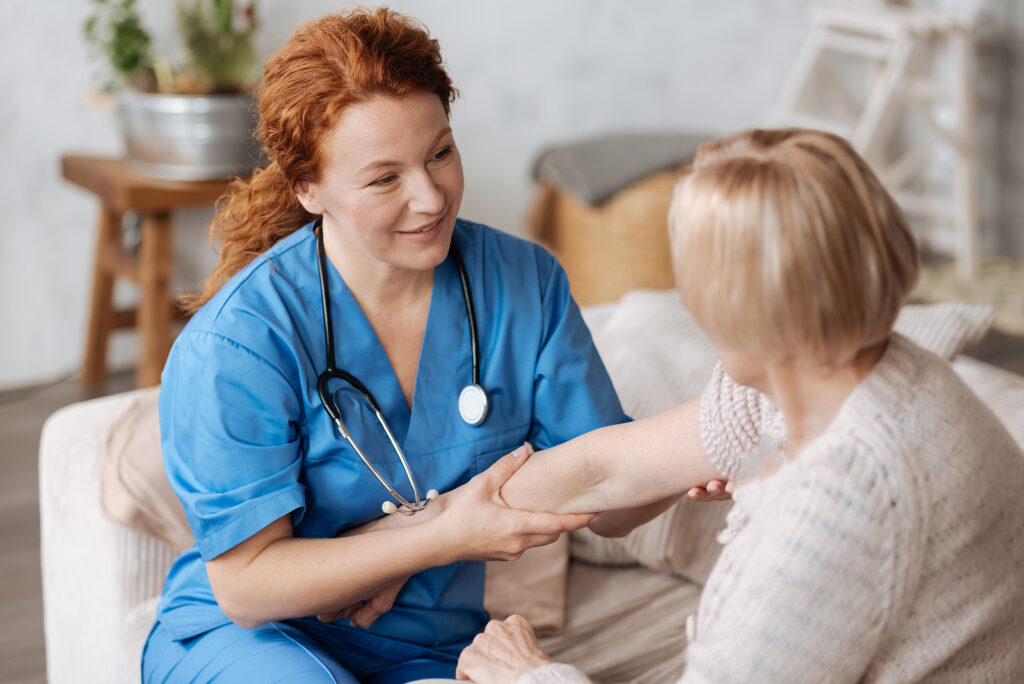 Home health care provides aging seniors with crucial medical support at home.