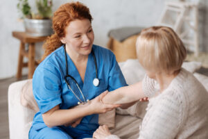 Home health care provides aging seniors with crucial medical support at home.